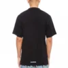 T-Shirt mit langem Rückensaum und boxy Passform «Schwarz» 681045TLVH91070
