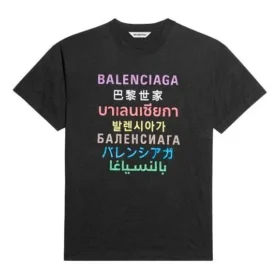 T-Shirt mit Logo-Aufdruck, kurzärmelig «Schwarz» 612965TJVI32771