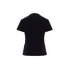 T-Shirt mit Logo-Aufdruck, Rundhalsausschnitt, schwarz 612964TIVD51000