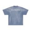 T-Shirt mit Rückenausschnitt, Medium Fit «Blue White» 764235TPVK14313