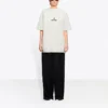 T-Shirt mit Rundhalsausschnitt und Sponsorenlogo, weiss 612965TJVD99054