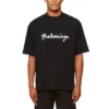T-Shirt mit Schriftzug-Logo «Black White» 612966TMVB41070
