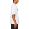 T-Shirt mit Schriftzug-Logo «Weiss/Schwarz» 612966TMVB49040