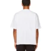 T-Shirt mit Schriftzug-Logo «Weiss/Schwarz» 612966TMVB49040