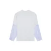 T-Shirt mit Slime-Logo und Lagenlook «Grey» 671401TLVF11203