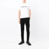 T-Shirt mit verschwommenem Logo «Weiss Schwarz» 661705TKVD59040