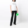 T-Shirt mit verschwommenem Logo «Weiss Schwarz» 661705TKVD59040