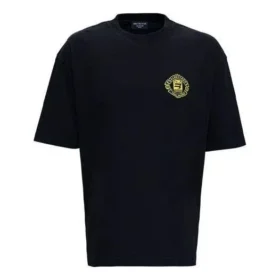 T-Shirt mit Wappen-Logo «Black» 612966TLV611000