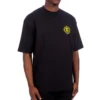 T-Shirt mit Wappen-Logo «Black» 612966TLV611000