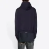 Tab Worn-Out Zip-Up Hoodie «Schwarz» 697949TMVC21151