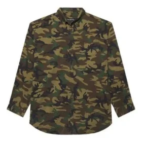 Tailliertes Camouflage-Hemd «Green» 659027TKL142840