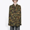 Tailliertes Camouflage-Hemd «Green» 659027TKL142840