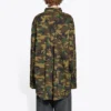 Tailliertes Camouflage-Hemd «Green» 659027TKL142840
