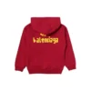 Tape Type Cotton Hoodie «Red» 682019TOVB36400