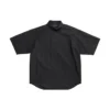 Tape Type Kurzarm-Shirt, weite Passform «Black» 738761TNM601000