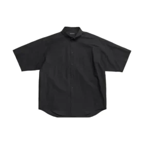 Tape Type Kurzarm-Shirt, weite Passform «Black» 738761TNM601000