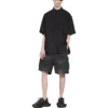 Tape Type Kurzarm-Shirt, weite Passform «Black» 738761TNM601000