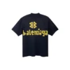 Tape Type T-Shirt, mittlere Passform «Black Faded» 739784TOVA91055