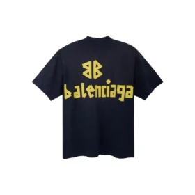 Tape Type T-Shirt, mittlere Passform «Black Faded» 739784TOVA91055
