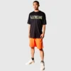 Tape Type T-Shirt, mittlere Passform «Black Faded» 739784TOVA91055