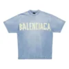 Tape Type T-Shirt, mittlere Passform «Faded Blue» 739784TOVA94530
