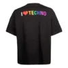 Tech Kurzarm-T-Shirt Unisex Schwarz 556133TDV201000