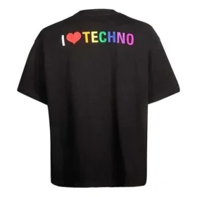 Tech Kurzarm-T-Shirt Unisex Schwarz 556133TDV201000