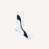 Technische Techwear-Socken für Herren in Weiss/Marineblau