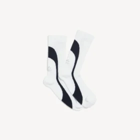 Technische Techwear-Socken für Herren in Weiss/Marineblau