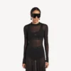 Techwear-BH-Tanktop für Damen in Schwarz