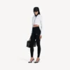 Techwear-Cocoon-Hoodie für Damen in Weiss