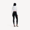 Techwear-Cocoon-Hoodie für Damen in Weiss