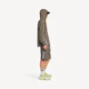 Techwear-Jacke für Herren mit Reissverschluss in Grau Techwear-Jacke für Herren mit Reissverschluss in Grau
