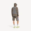 Techwear-Jacke für Herren mit Reissverschluss in Grau Techwear-Jacke für Herren mit Reissverschluss in Grau