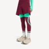 Techwear-Shorts für Herren in Burgunderrot/Aqua