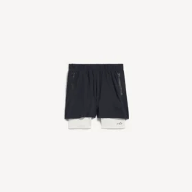 Techwear-Shorts für Herren in Marineblau/Weiss