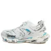 Track 1.0 Sneaker «Weiss-Blau Mesh und Nylon Graffiti» 542023W3SRA9014