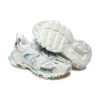 Track 1.0 Sneaker «Weiss-Blau Mesh und Nylon Graffiti» 542023W3SRA9014