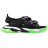 Track-Sandalen «Clear Sole Black Green White» 655954W2CC41038