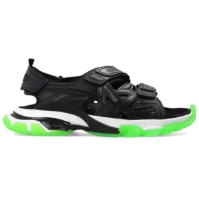 Track-Sandalen «Clear Sole Black Green White» 655954W2CC41038