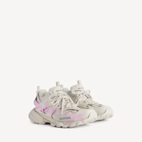 Track Signature Sneaker für Damen in Beige/Pink