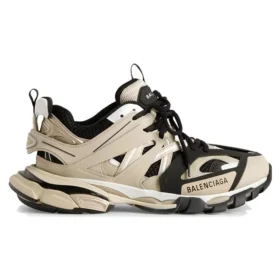Track-Sneaker «Beige und Schwarz, Mesh und Nylon» 542023W3AC48071