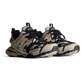 Track Sneaker «Beige und Schwarz, Mesh und Nylon» 542436W3AC48071