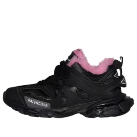 Track-Sneaker «Black Fake Fur Pink» 668555W3CQ61050