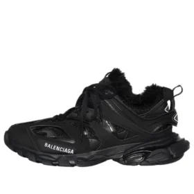 Track-Sneaker «Fake Fur Black» 668555W3CQ11000