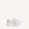 Track-Sneaker für Damen mit Schleifen in Weiss/Rosa Track-Sneaker für Damen mit Schleifen in Weiss/Rosa