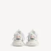 Track-Sneaker für Damen mit Schleifen in Weiss/Rosa Track-Sneaker für Damen mit Schleifen in Weiss/Rosa