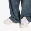 Track-Sneaker für Damen mit Schleifen in Weiss/Rosa Track-Sneaker für Damen mit Schleifen in Weiss/Rosa
