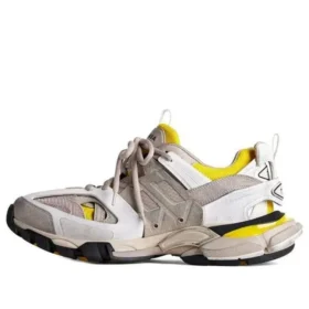 Track-Sneaker «Gelb Weiss Beige» 542436W3SU61297