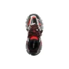 Track-Sneaker «Schwarz Rot Silber» 542023W2FSA1169